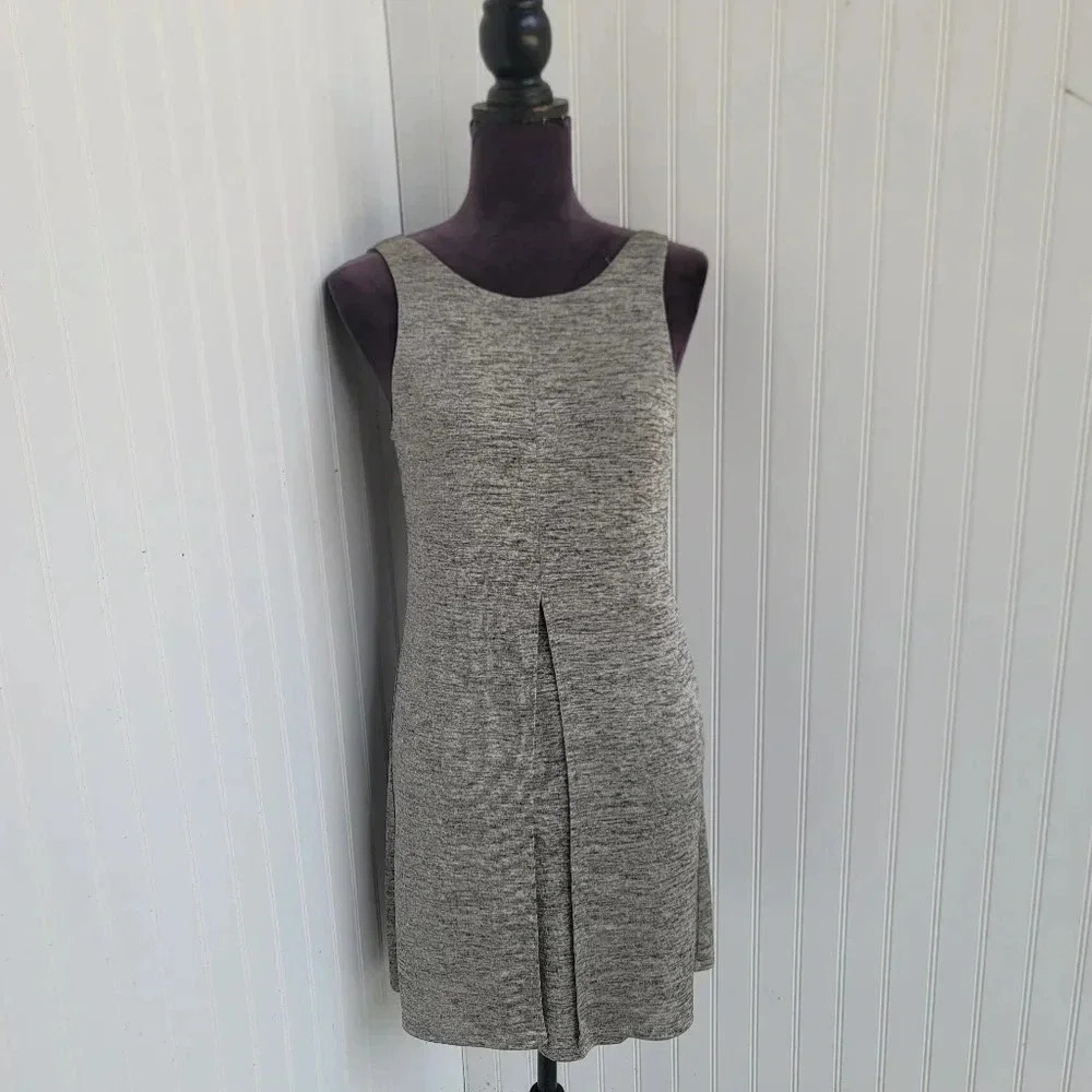 NWT BCBGeneration Women's Heathered Double Layer Sleeveless Gold Combo Dress XS - Picture 14 of 16
